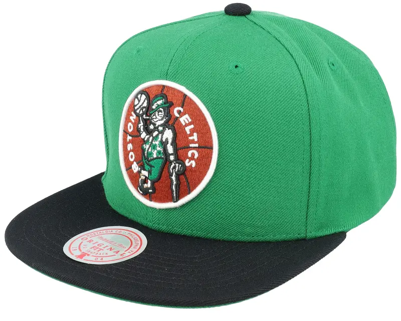 Mitchell & Ness Boston Celtics Team Two Tone 2.0 Green/Black Snapback online