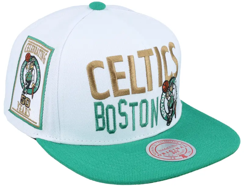 Mitchell & Ness Boston Celtics Toss Up White/Green Snapback online