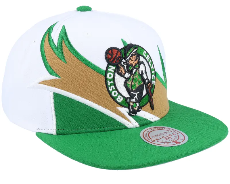 Mitchell & Ness Boston Celtics Waverunner White/Green Snapback online
