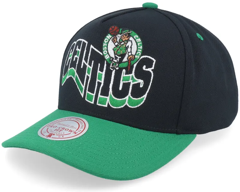 Mitchell & Ness Boston Celtics Wavy Pro Black/Green Adjustable online