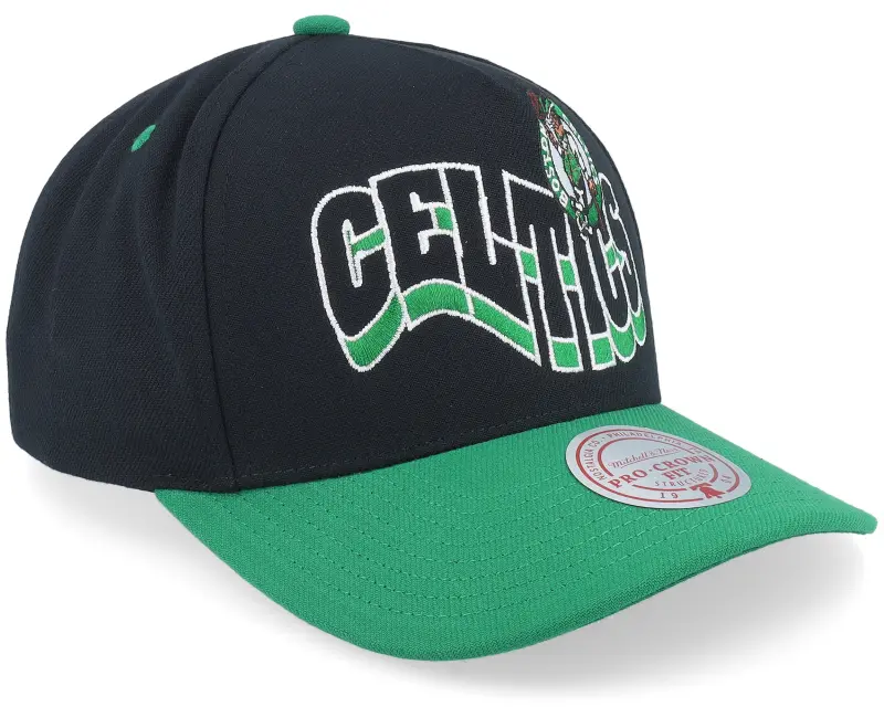 Mitchell & Ness Boston Celtics Wavy Pro Black/Green Adjustable online