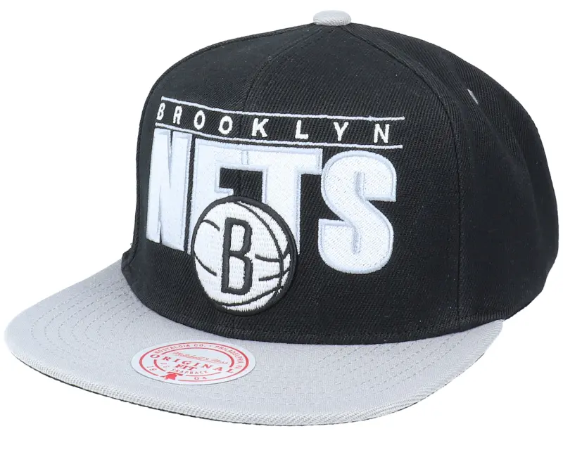 Mitchell & Ness Brooklyn Nets Billboard Classic Black/Grey Snapback online