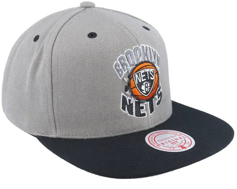 Mitchell & Ness Brooklyn Nets Breakthrough Grey/Black Snapback online