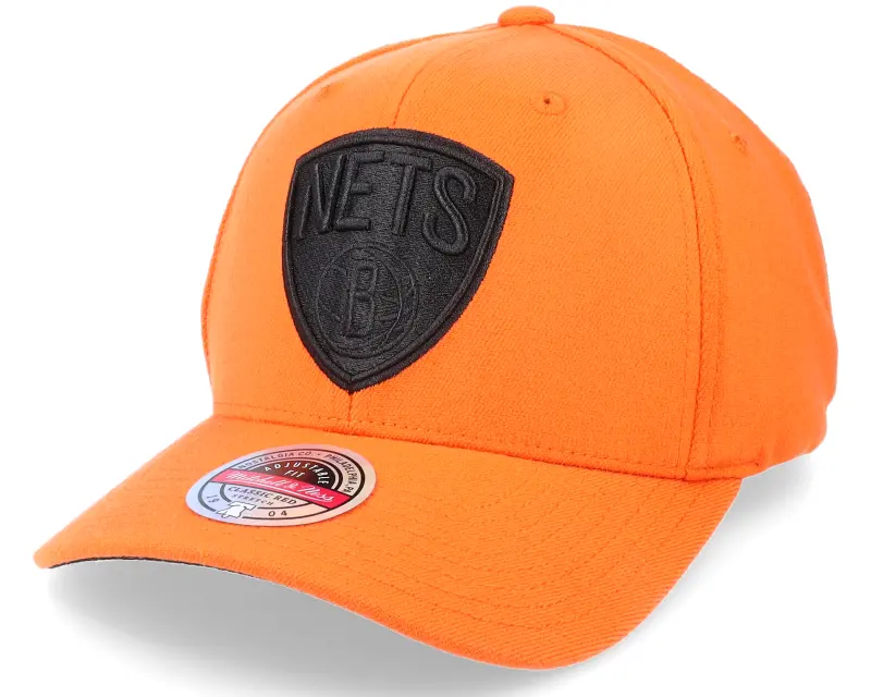 Mitchell & Ness Brooklyn Nets Cast Snapback Dark Orange Adjustable online