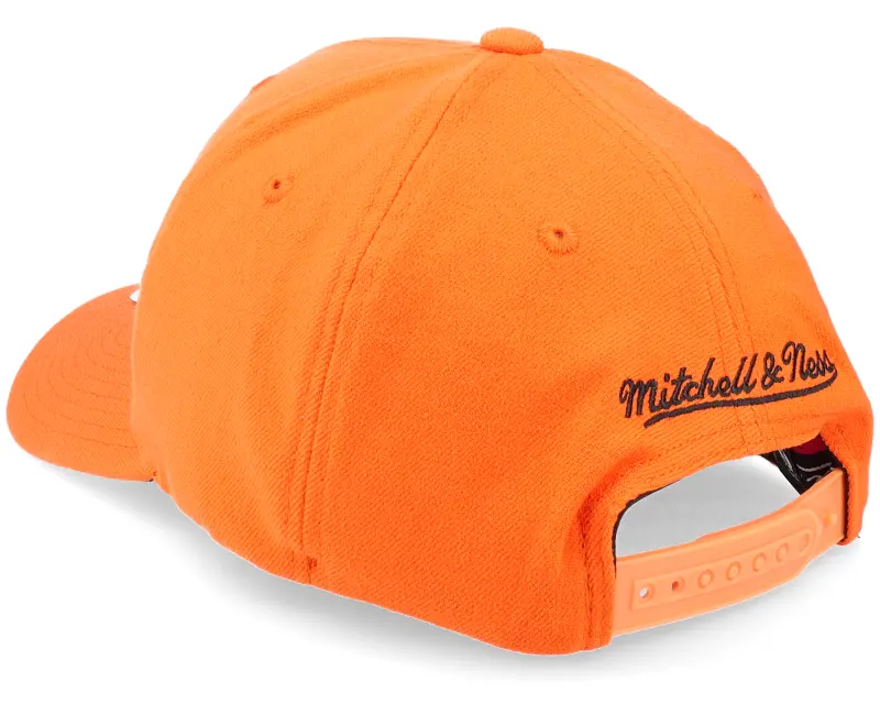 Mitchell & Ness Brooklyn Nets Cast Snapback Dark Orange Adjustable online