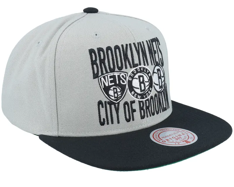 Mitchell & Ness Brooklyn Nets City Love Grey/Black Snapback online