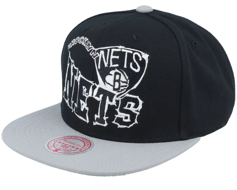 Mitchell & Ness Brooklyn Nets Crooked Path Black Snapback online