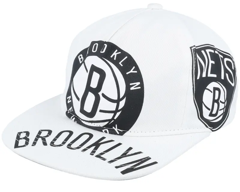 Mitchell & Ness Brooklyn Nets In Your Face Deadstock White Snapback online
