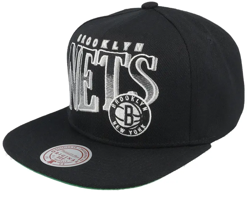 Mitchell & Ness Brooklyn Nets Line Work Black Snapback online