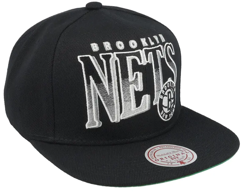Mitchell & Ness Brooklyn Nets Line Work Black Snapback online