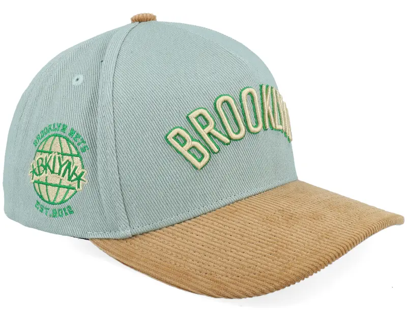 Mitchell & Ness Brooklyn Nets Minted Pro Crown Grey/Brown A-frame Adjustable online
