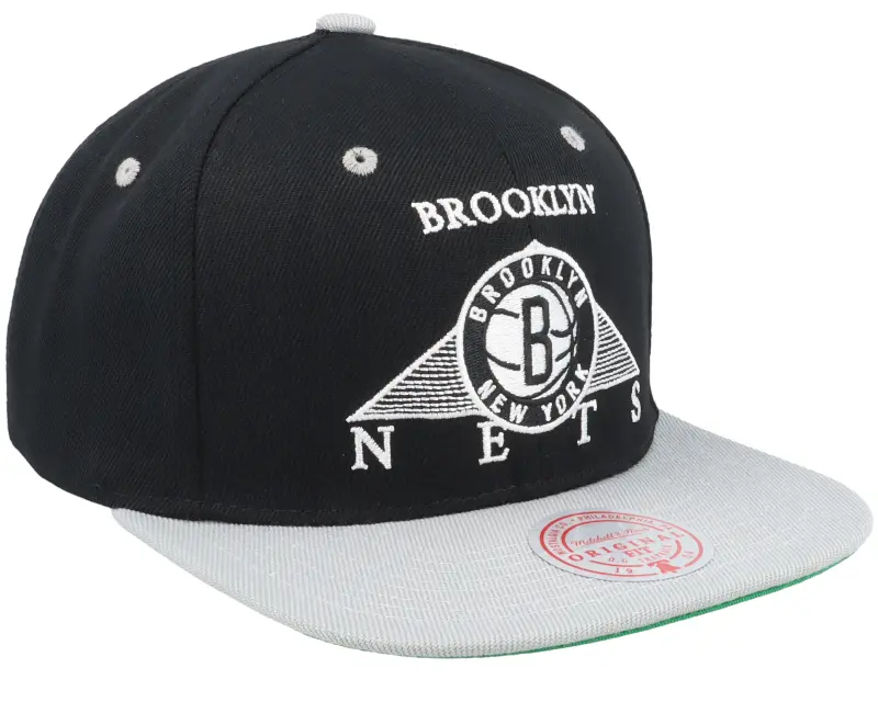 Mitchell & Ness Brooklyn Nets Monument Black/Grey Snapback online