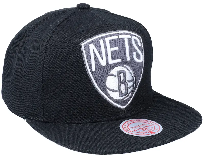 Mitchell & Ness Brooklyn Nets Nba Xl Bwg Black Snapback online