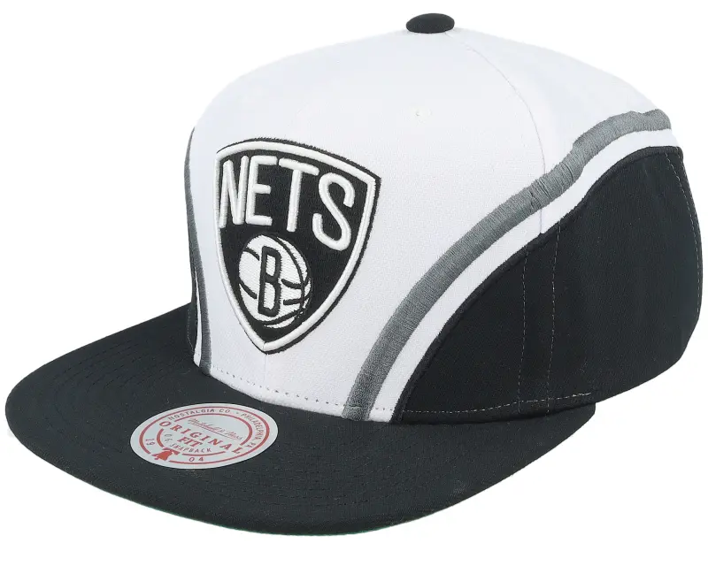 Mitchell & Ness Brooklyn Nets Overhead White Snapback online