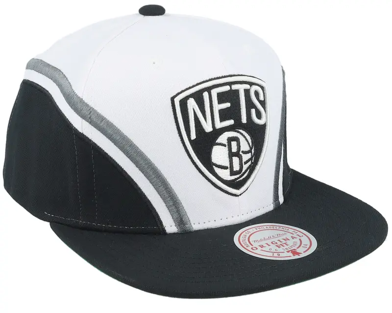 Mitchell & Ness Brooklyn Nets Overhead White Snapback online