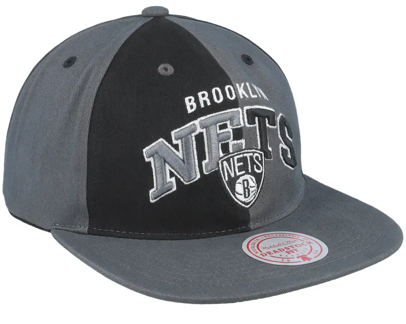 Mitchell & Ness Brooklyn Nets Pinwheel Of Fortune Grey/Black Snapback online