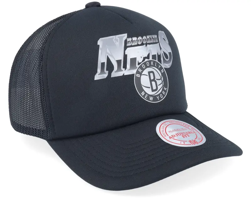 Mitchell & Ness Brooklyn Nets Rock On Black Trucker online