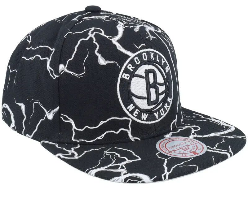 Mitchell & Ness Brooklyn Nets Storm Season Black Snapback online