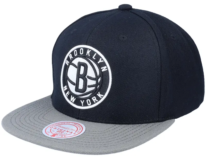Mitchell & Ness Brooklyn Nets Team 2 Tone 2.0 Black/Grey Snapback online