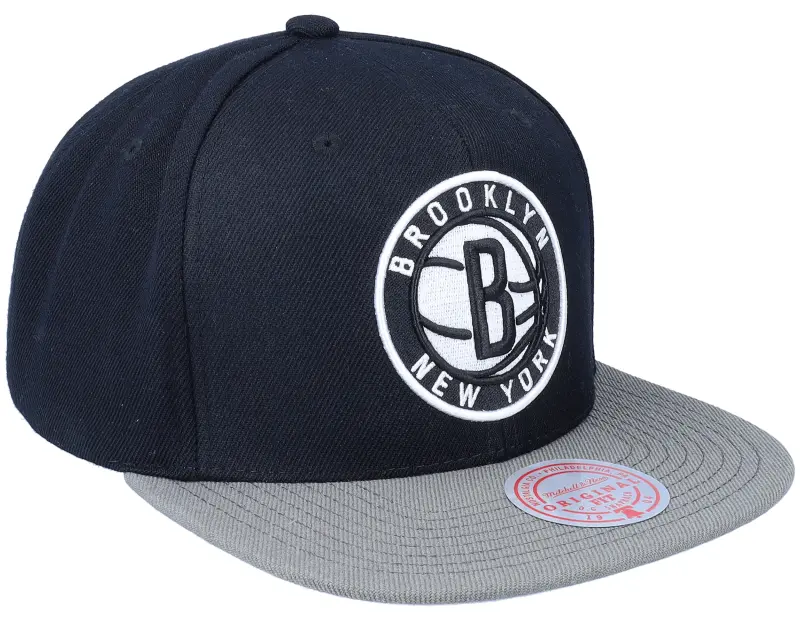 Mitchell & Ness Brooklyn Nets Team 2 Tone 2.0 Black/Grey Snapback online