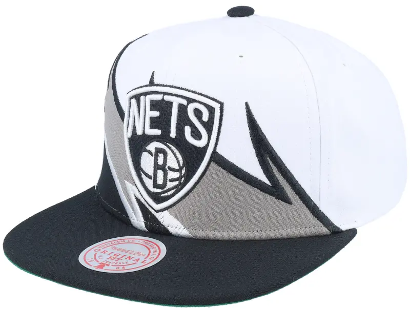 Mitchell & Ness Brooklyn Nets Waverunner White/Black Snapback online