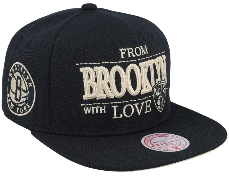 Mitchell & Ness Brooklyn Nets With Love Black Snapback online
