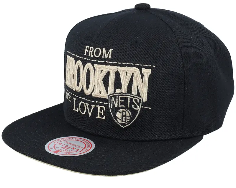Mitchell & Ness Brooklyn Nets With Love Black Snapback online