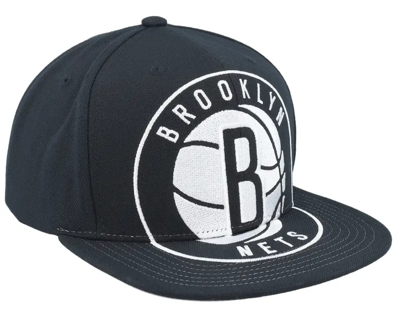 Mitchell & Ness Brooklyn Nets XL Logo Black Snapback online