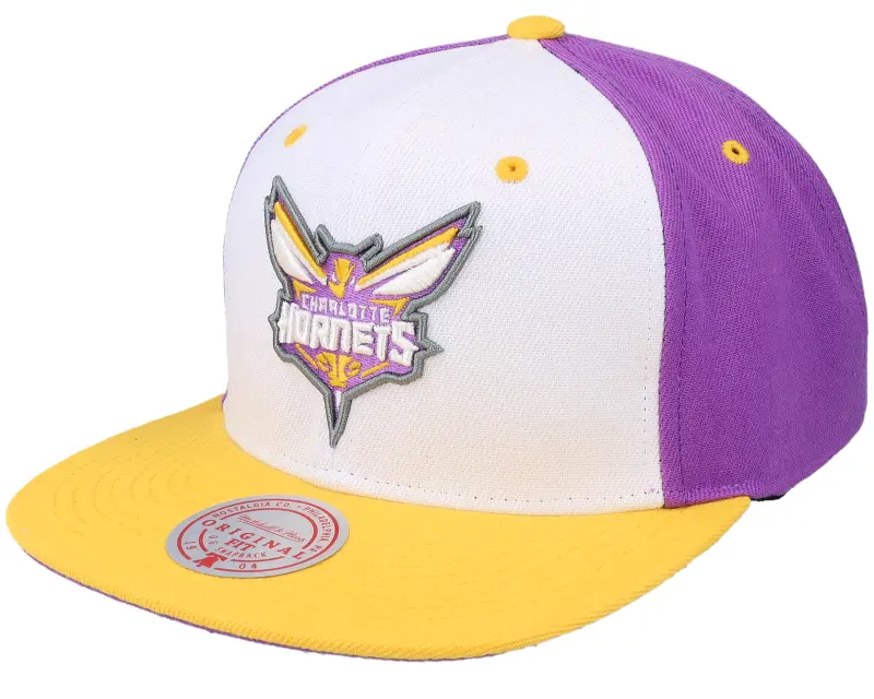 Mitchell & Ness Charlotte Hornets Brotherhood Nba White/purple Snapback online