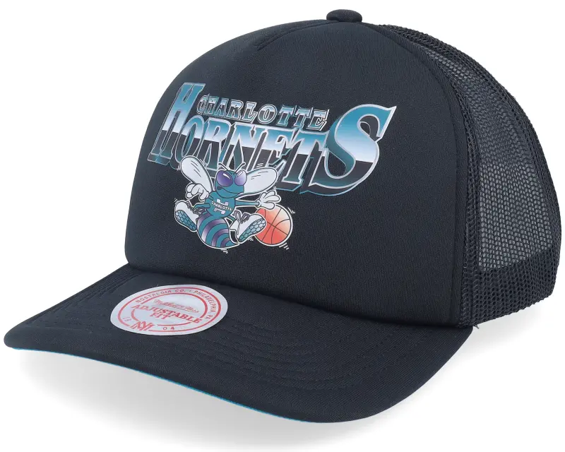 Mitchell & Ness Charlotte Hornets Rock On Black Trucker online