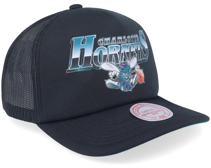 Mitchell & Ness Charlotte Hornets Rock On Black Trucker online