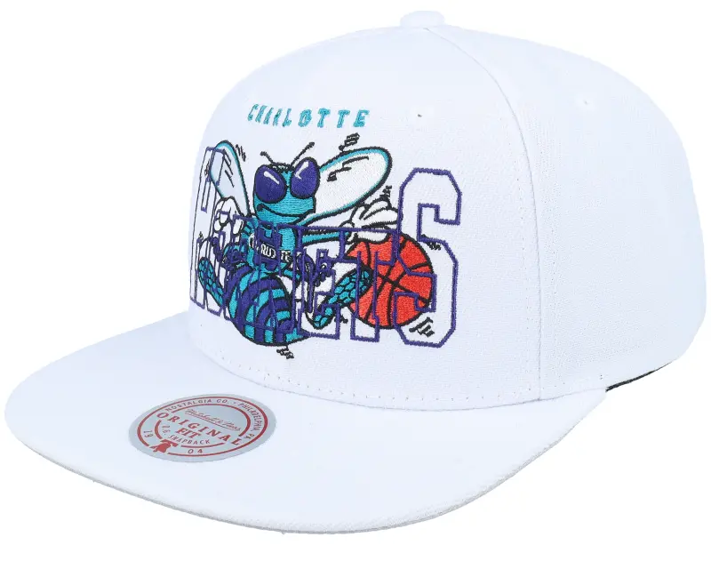 Mitchell & Ness Charlotte Hornets See Through Hwc White Snapback online