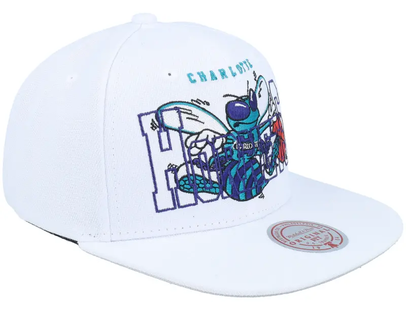 Mitchell & Ness Charlotte Hornets See Through Hwc White Snapback online