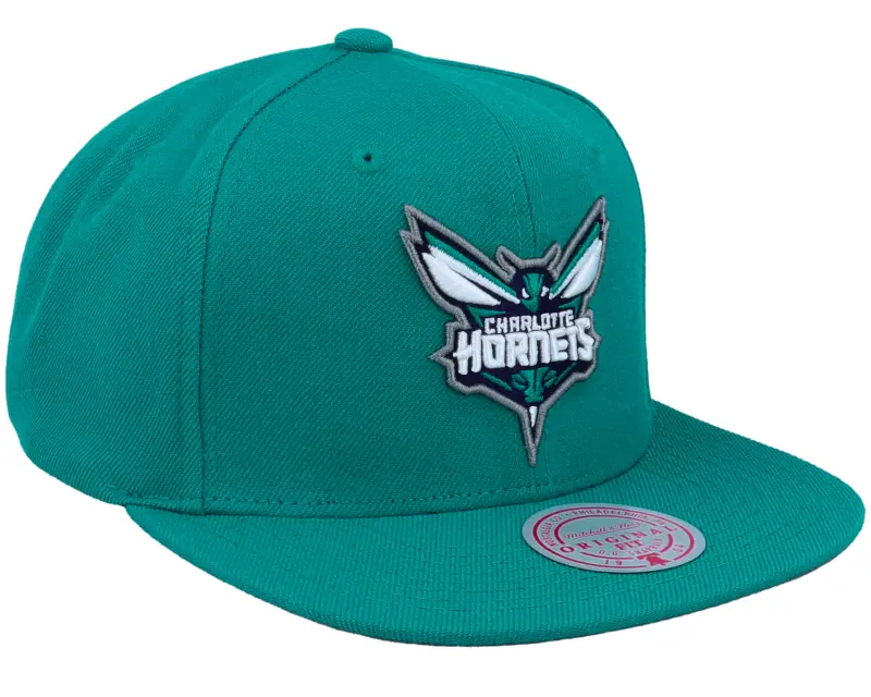 Mitchell & Ness Charlotte Hornets Team Ground 2.0 Teal Snapback online