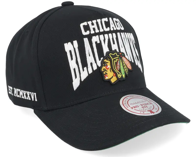 Mitchell & Ness Chicago Blackhawks Big Time Pro Black A-frame Adjustable online