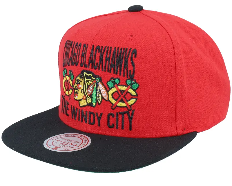 Mitchell & Ness Chicago Blackhawks City Love Red/Black Snapback online