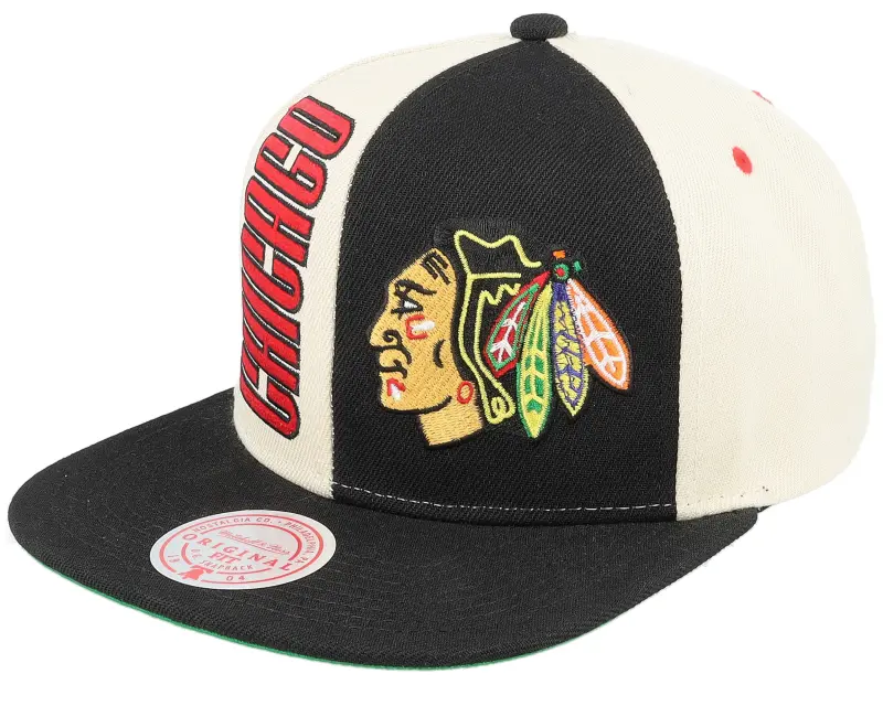 Mitchell & Ness Chicago Blackhawks Pop Panel Off White/Black Snapback online