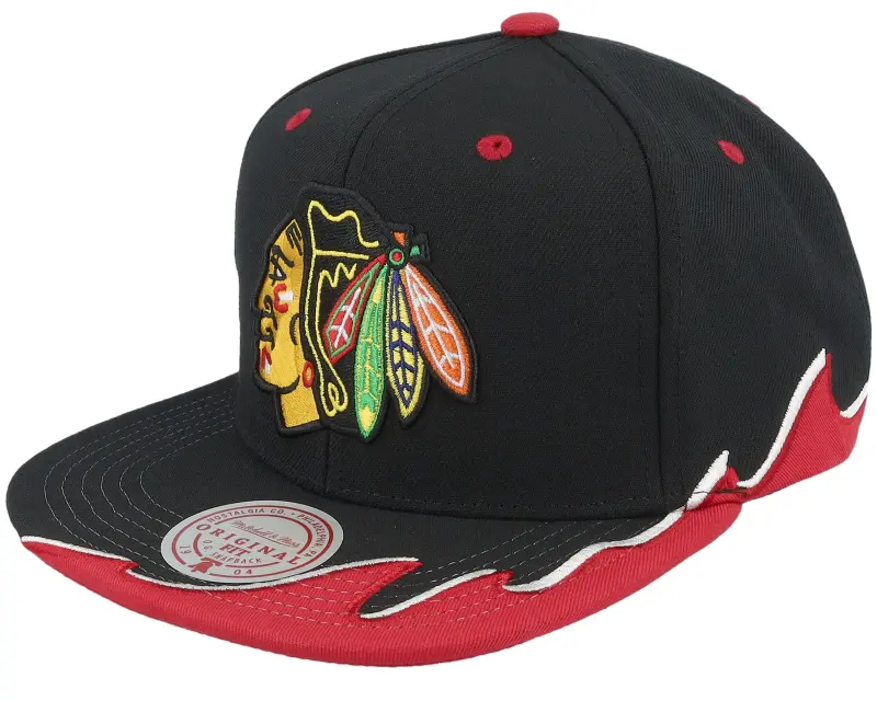 Mitchell & Ness Chicago Blackhawks Rising Tide Black Snapback online