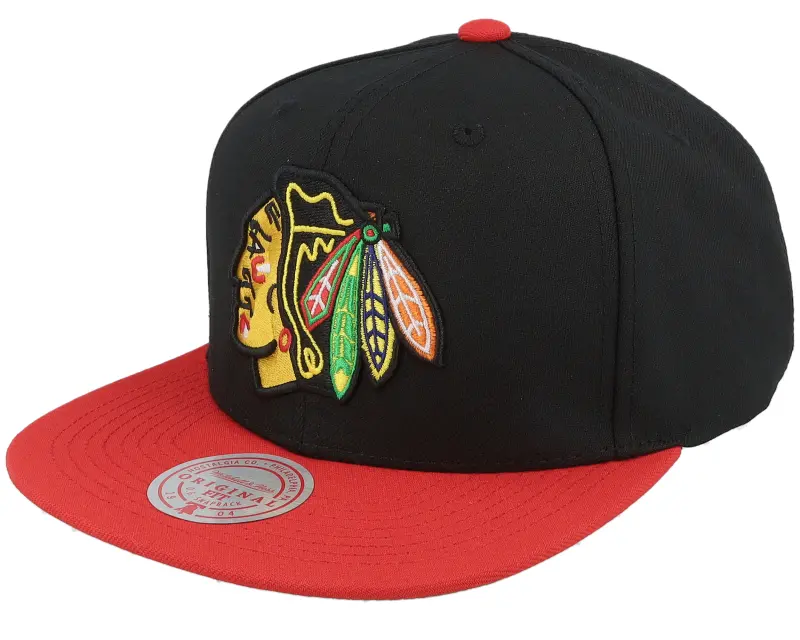 Mitchell & Ness Chicago Blackhawks Team 2 Tone 2.0 Black/Red Snapback online