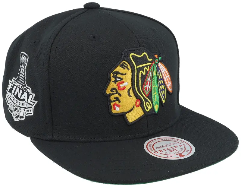 Mitchell & Ness Chicago Blackhawks Top Spot Black Snapback online