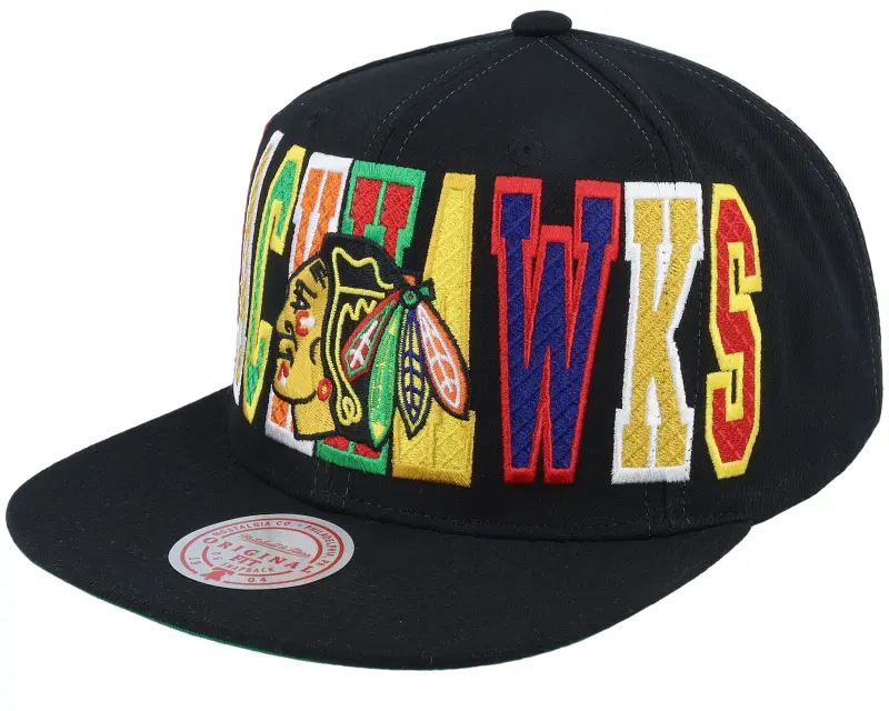 Mitchell & Ness Chicago Blackhawks Varsity Bust Black Snapback online