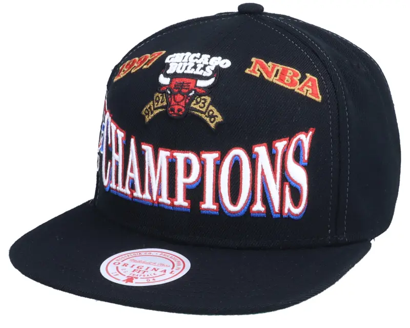 Mitchell & Ness Chicago Bulls 97 Champions Hwc Black Snapback online