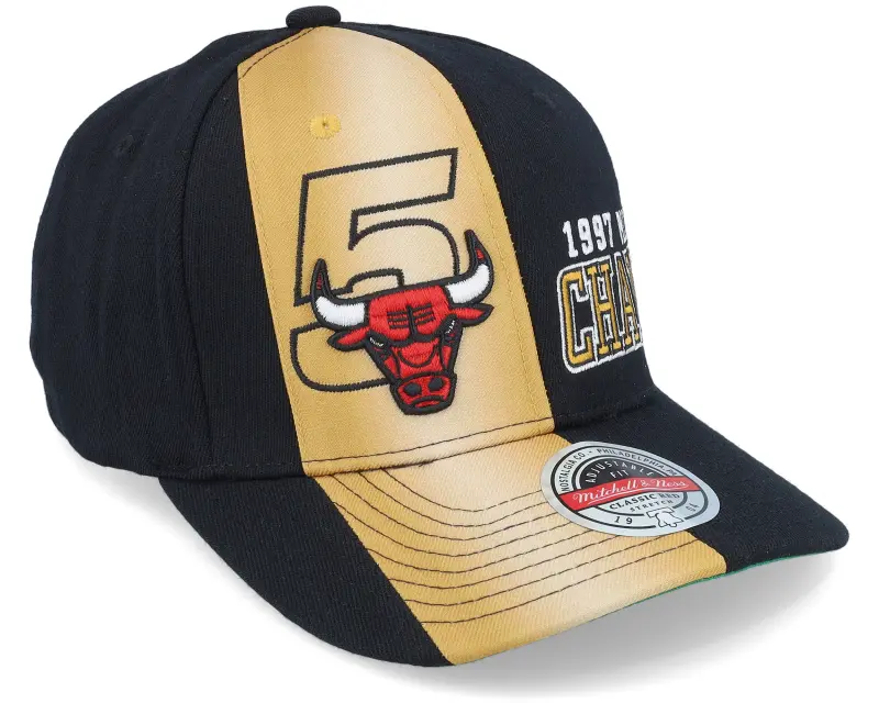 Mitchell & Ness Chicago Bulls 97 Champs Stretch Hwc Black Adjustable online