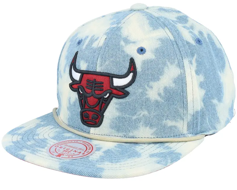 Mitchell & Ness Chicago Bulls Acid Wash Blue Snapback online