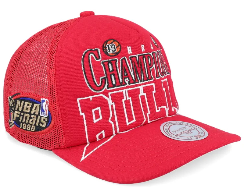 Mitchell & Ness Chicago Bulls Big Champ Red Trucker online