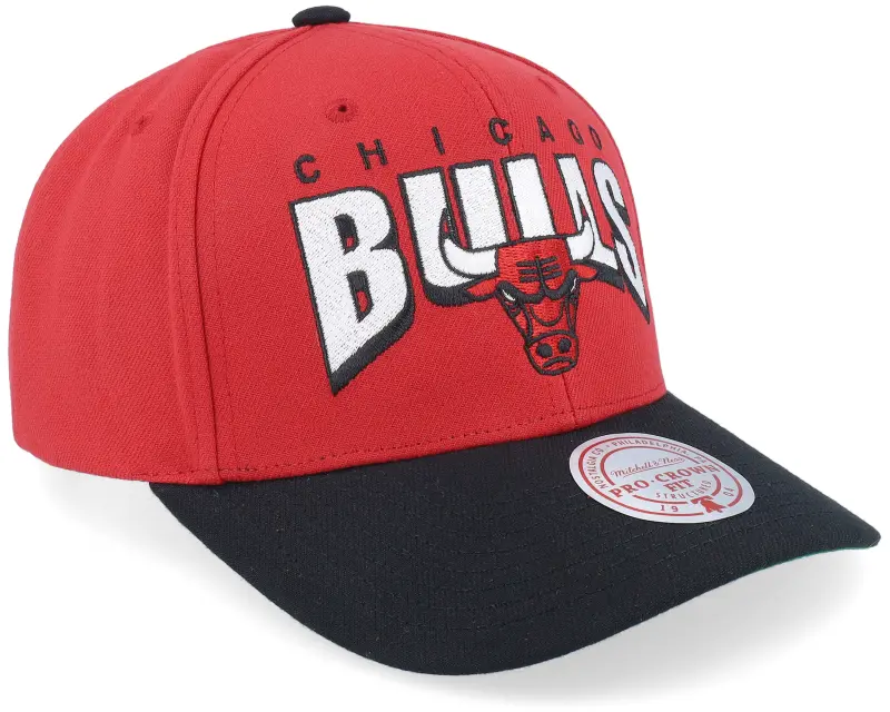 Mitchell & Ness Chicago Bulls Boom Text Pro Red/Black Adjustable online