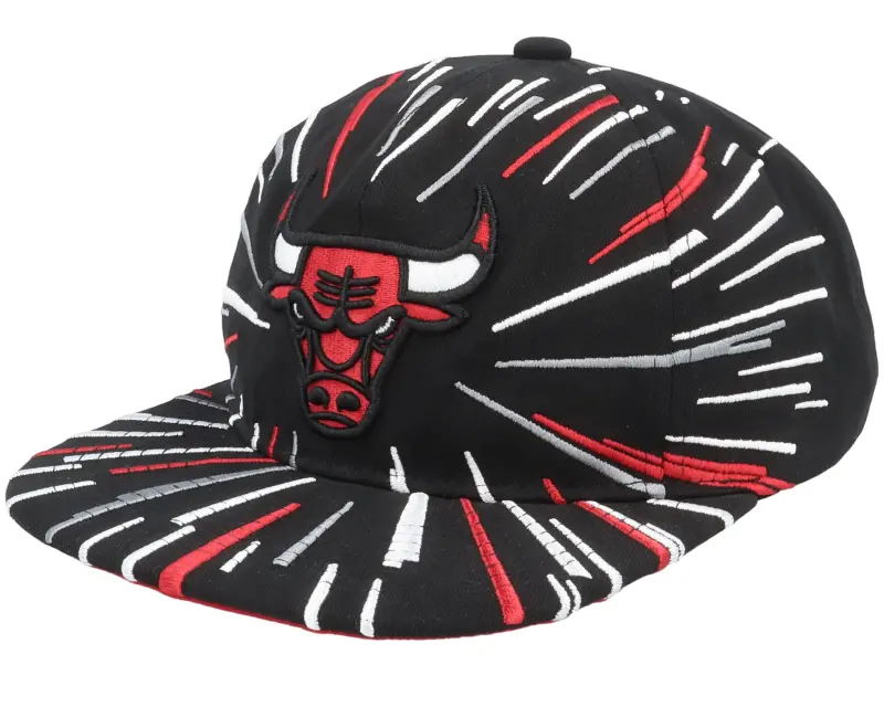 Mitchell & Ness Chicago Bulls Burst Deadstock Black Snapback online