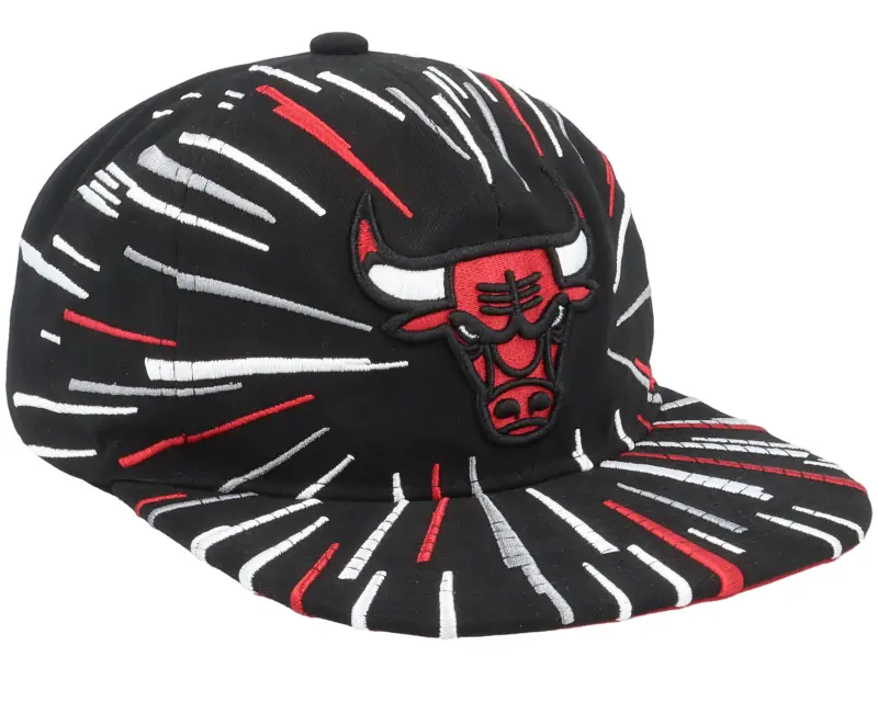 Mitchell & Ness Chicago Bulls Burst Deadstock Black Snapback online