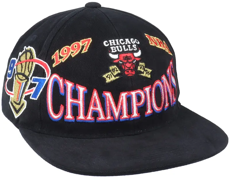 Mitchell & Ness Chicago Bulls Champs Deadstock Black Snapback online