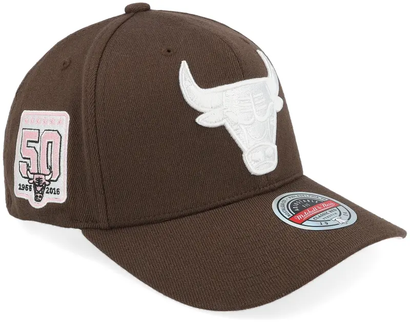 Mitchell & Ness Chicago Bulls Choco Blush Classic Red Brown/Pink Adjustable online
